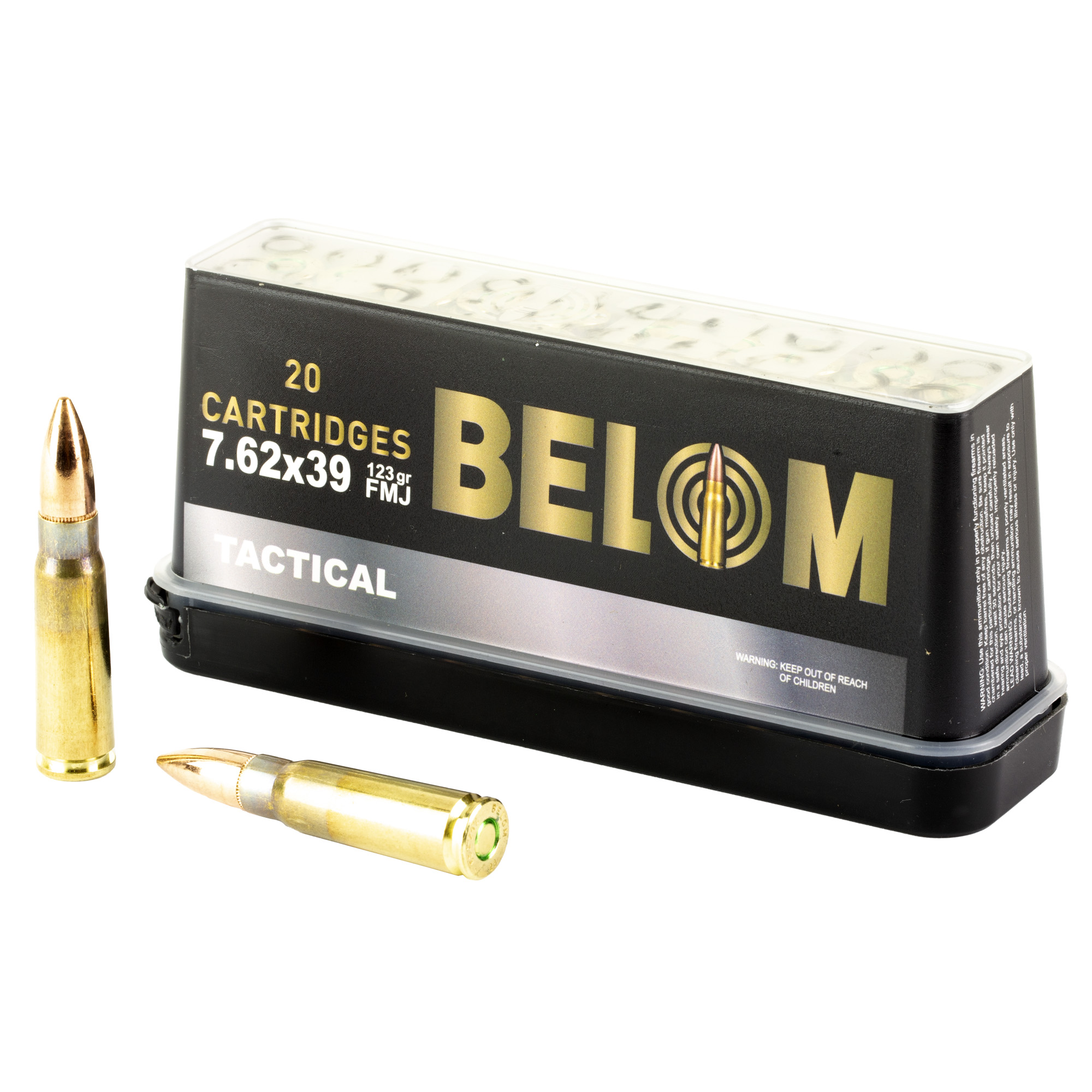 om 762x39 123gr Brass Ammo