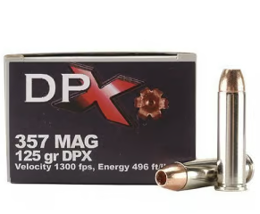 Bon Deep Penetrating X Bullet 357MAG 125 Grain Barnes X 20 Round Box DPX357125 Ammo