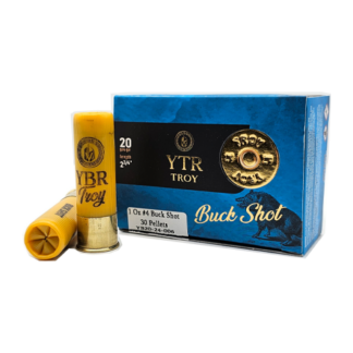 y 20 Gauge 2-3/4inch #4 Buckshot -30 Pellets Ammo