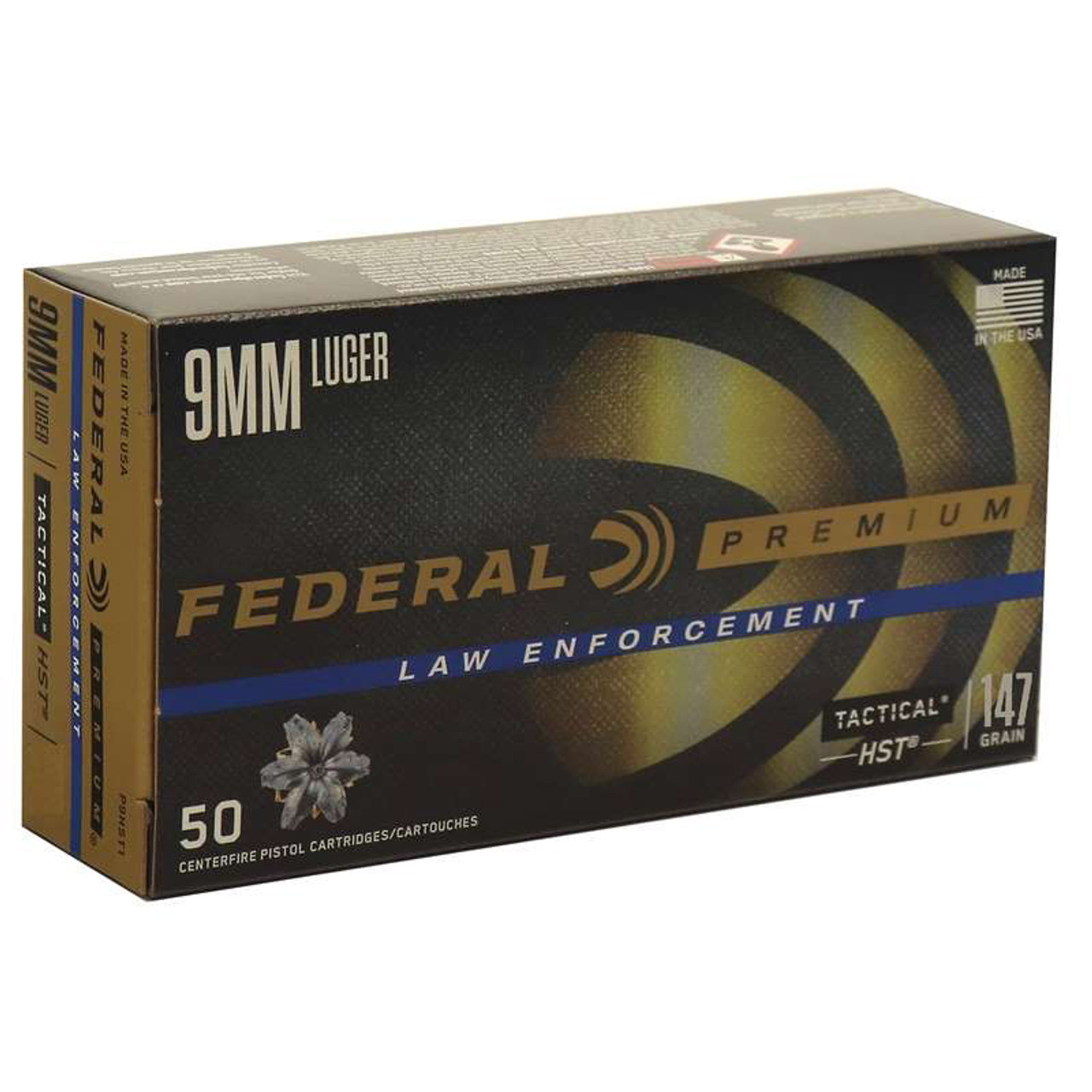 ERAL PREM 9MM 147GR HST 50RD Ammo