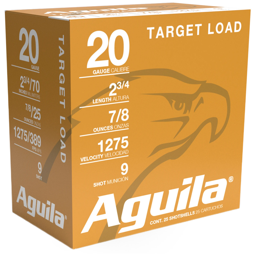 ila 1CHB2039 Target Load Competition 20Gauge 2.75 7/8oz 9Shot 25 Per Box/10 Case Ammo