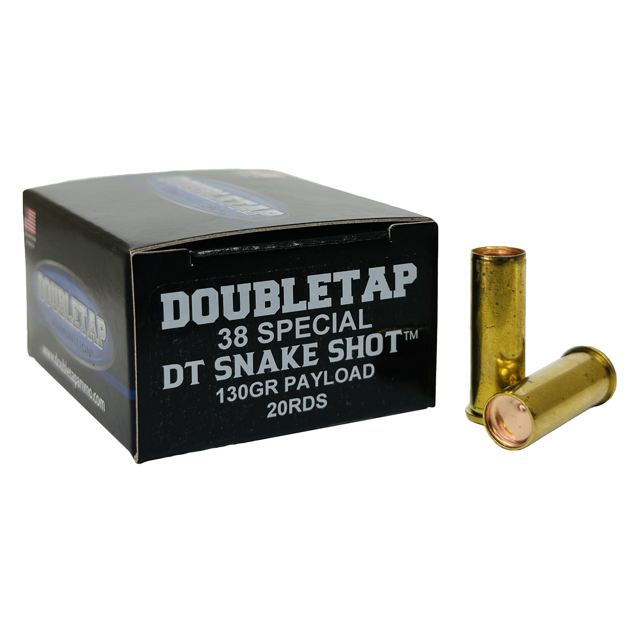 bleTap Ammunition SnakeShot 38 Special 130 Grain #9 Shot With Hardcast Full Wadcutter 20 Round Box 38SPSS2 Ammo